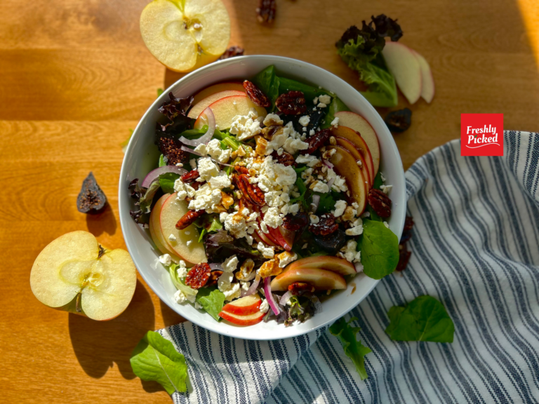 Honeycrisp Apple Salad with Maple Pecans